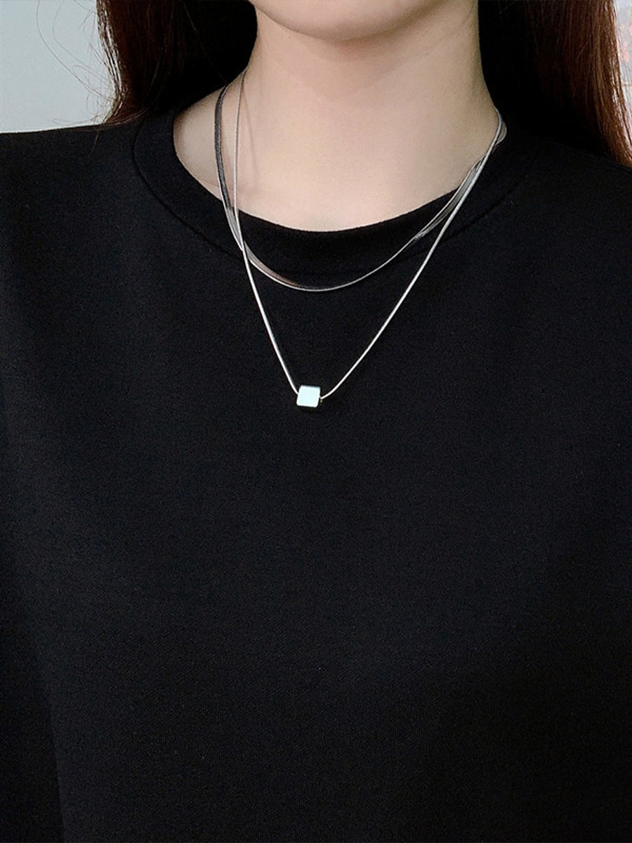 Simple Square Necklace