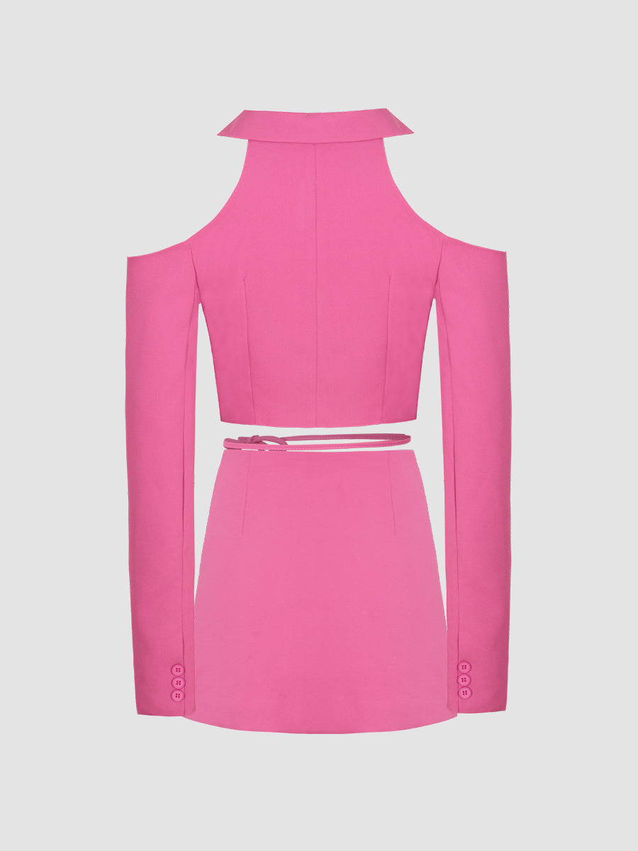 Barbie Pink Top & Skirt Two-Piece Set