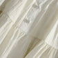 White Pleated Loose Soft Camisole Dress