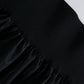 Lace Hem Black Camisole Dress