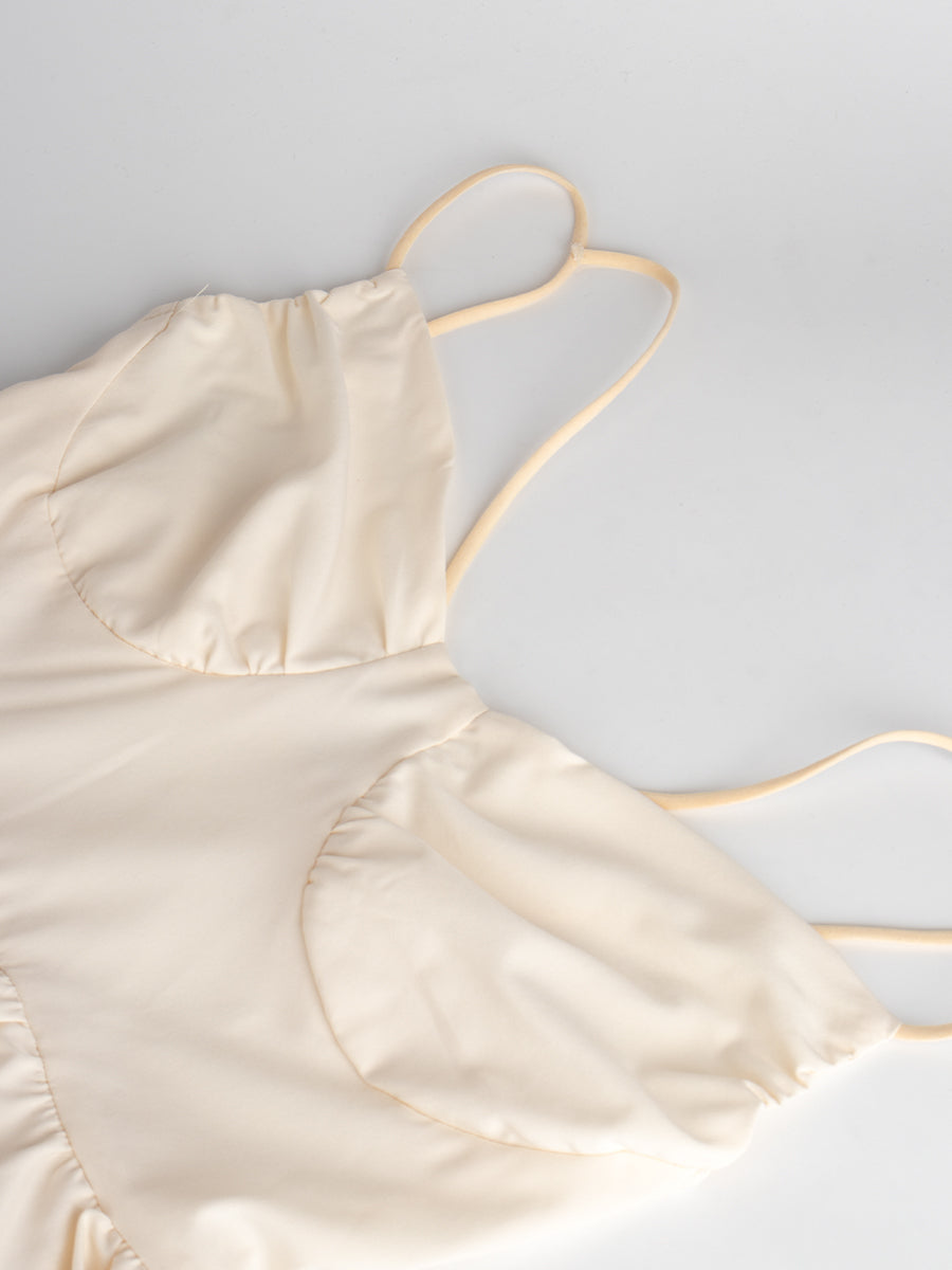 Apricot Camisole & Long Sleeve Blouse Set