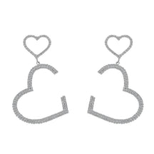 Double Heart-shaped Vintage Earrings