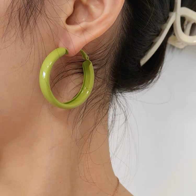 Handmade Circle Earrings
