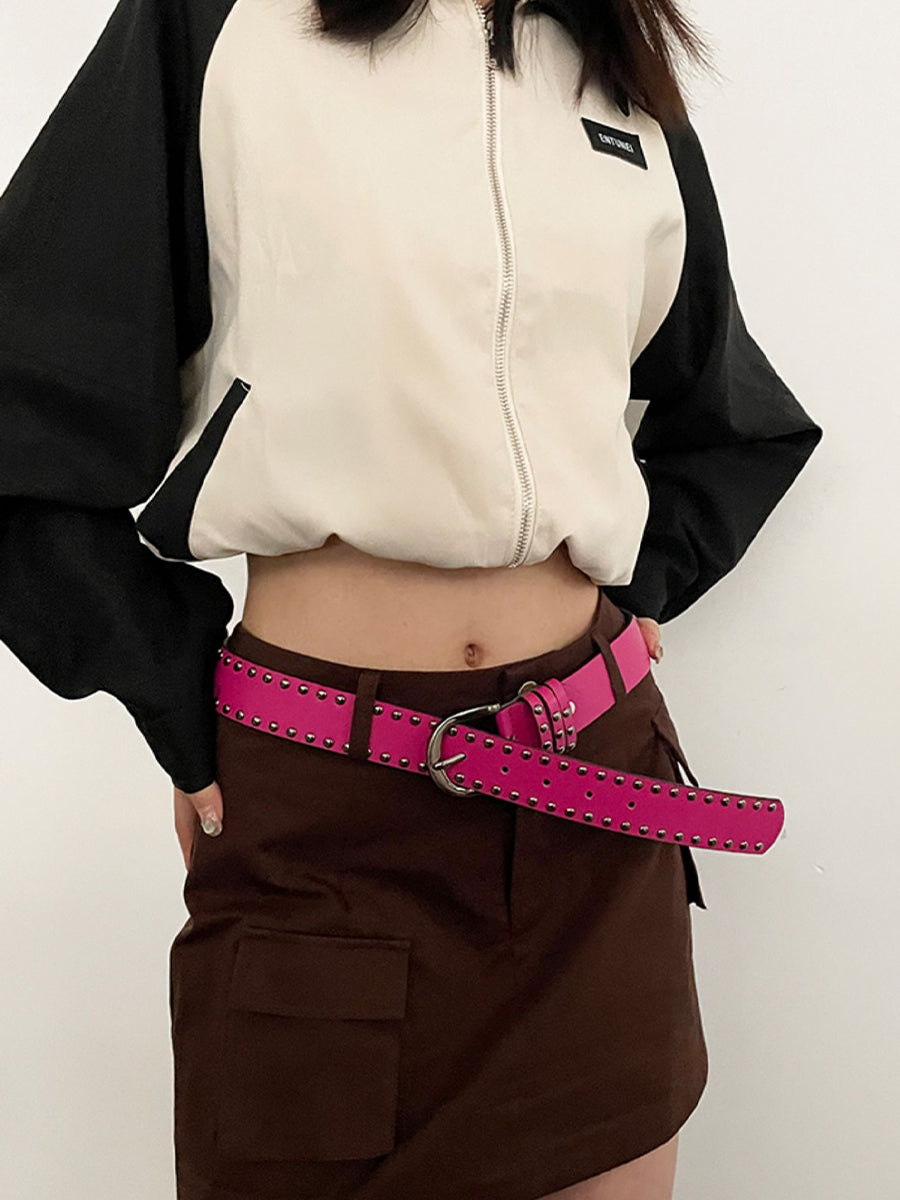 Rivet Pin Buckle Belt