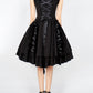 Goth Sleeveless Lace Dress