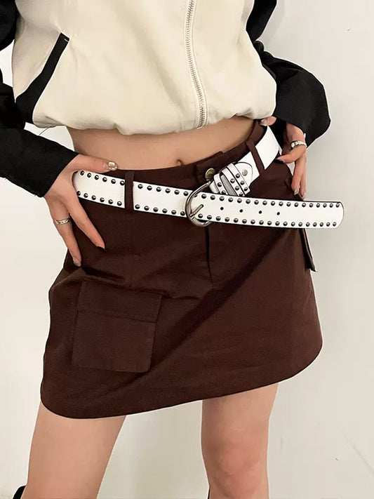 Rivet Pin Buckle Belt