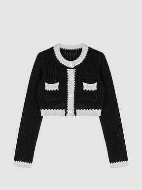 Knitted Cardigan Blouse