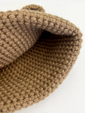 Cute Bear Hand-made Crochet Woolen Hat