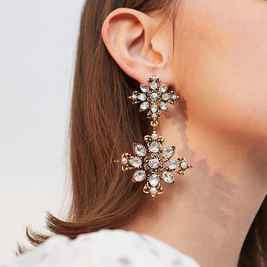 Vintage Carved Earrings