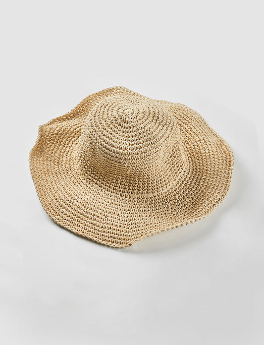Crochet Straw Hat