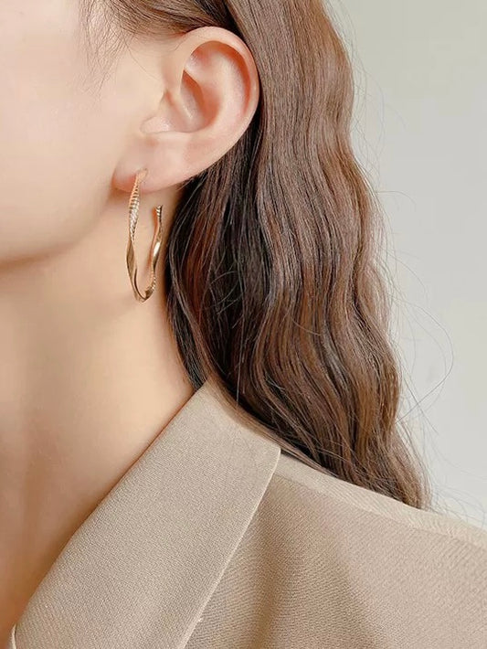 Irregular Round Earrings