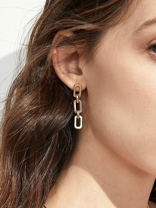 Metal Chain Earring
