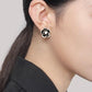 Black Camellia Earring