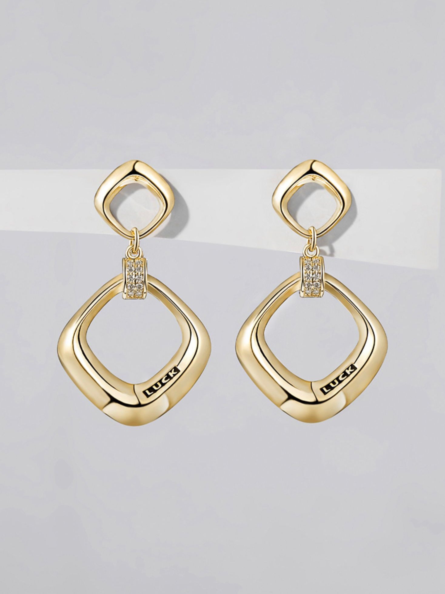 Round Engraved Alloy Earrings