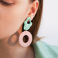 Cute Circle Color Earrings