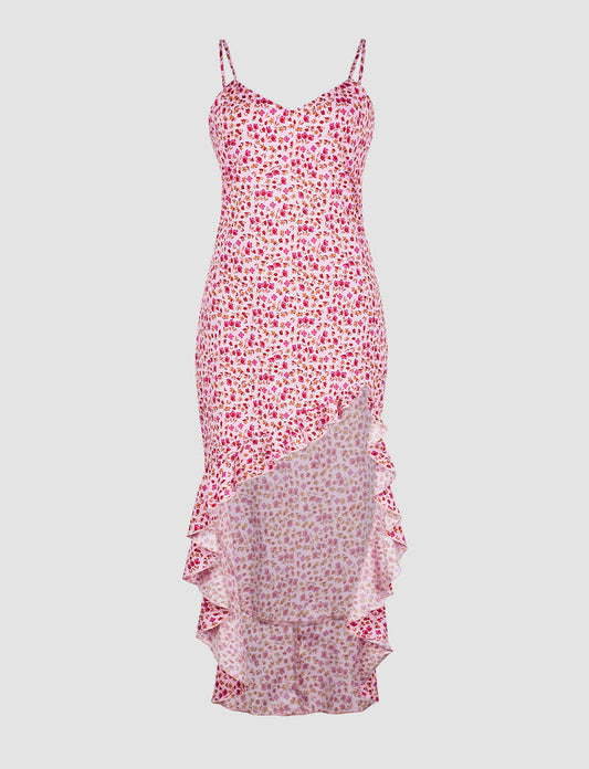 Floral V-neck Cami Dress