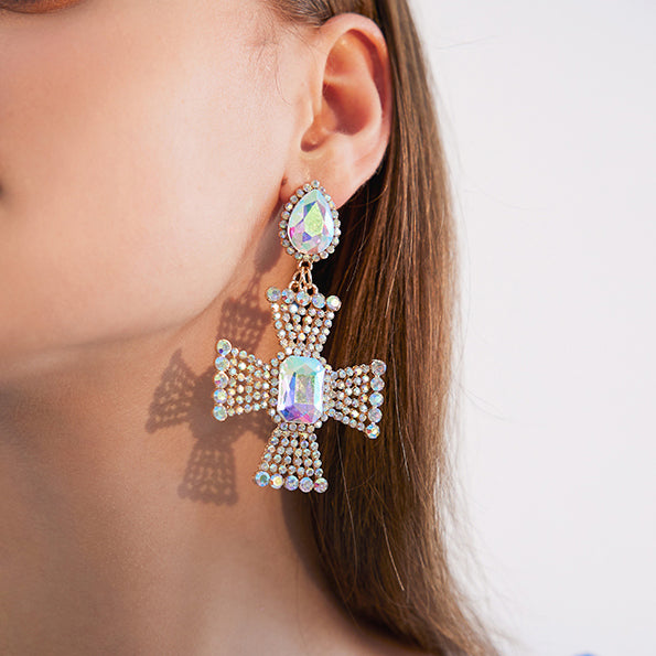 Vintage Elegant Gem Earrings